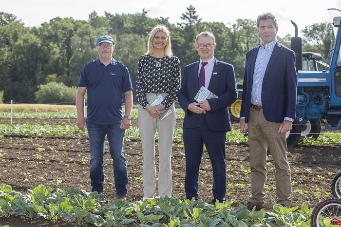 Mechanical weed control demonstration in field vegetables at Oak Park