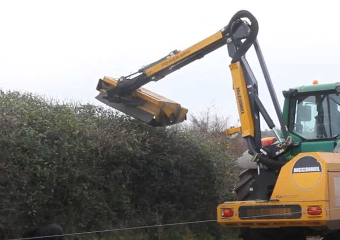 Hedge cutting window set to open