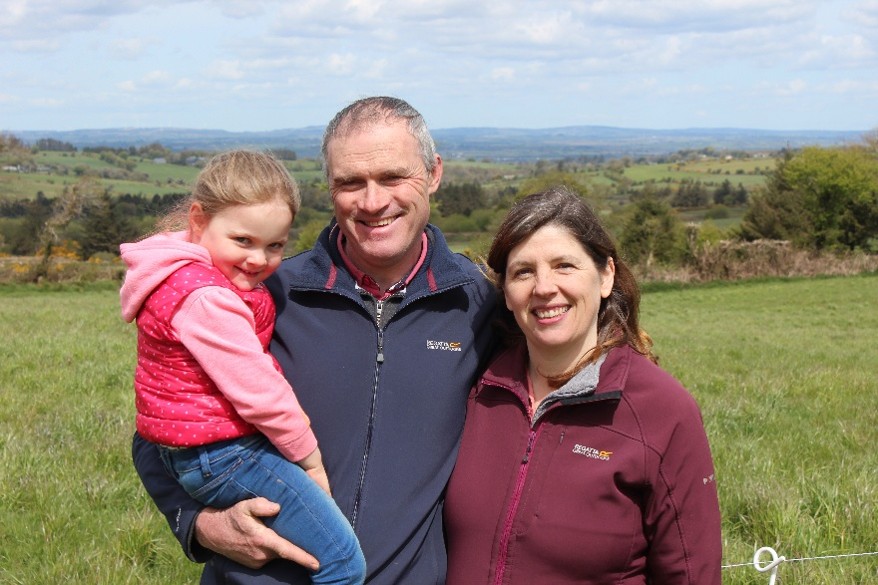 Ella, Ger and Karen McSweeney