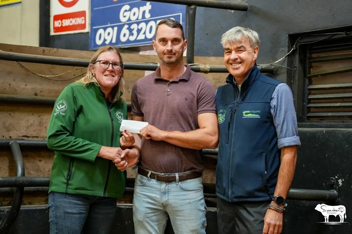 Aine Gordon, Organic Trust; Gerard Fahy, Kinvara, Galway; and John Noonan, Teagasc.