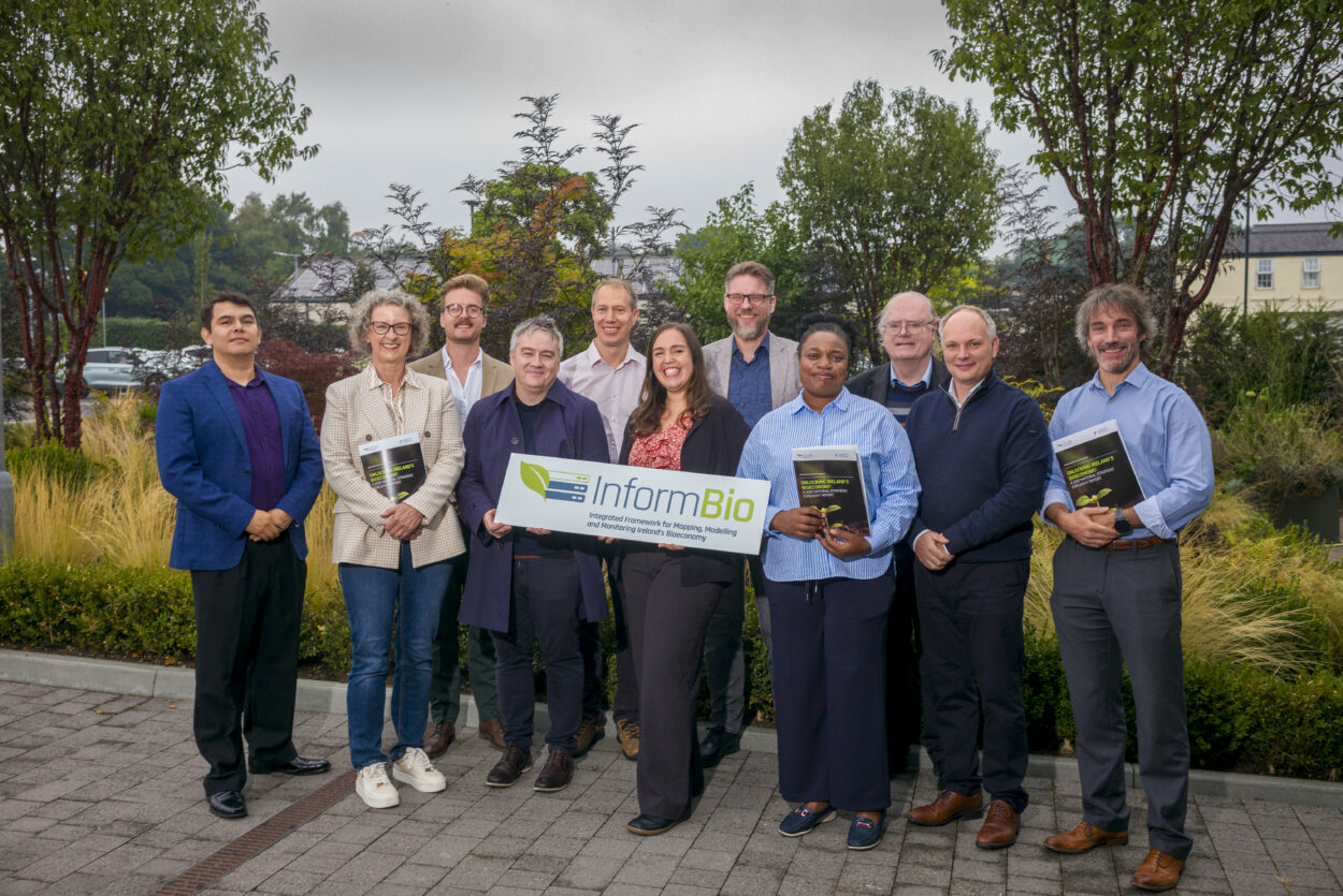 InformBio research project members pictured at an event in Teagasc Ashtown