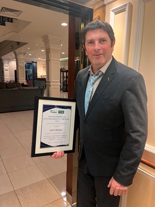 Jimmy Madigan pictured at the Teagasc FBD Sustainability Awards event
