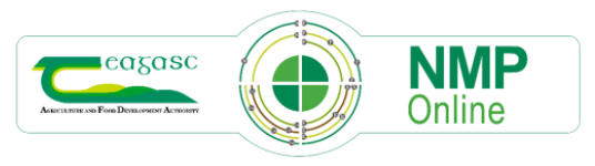 A logo for NMP Online