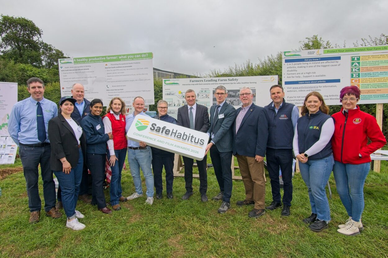 Members of the Irish Community of Safe Farm Practice attending the official launch of the SafeHabitus Conference
