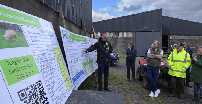 Philip Creighton addressing crowds at the event