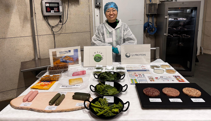 Hybrid burgers: Meat meets plants…