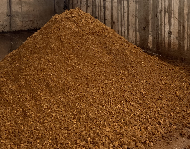 solid digestate after the AD process