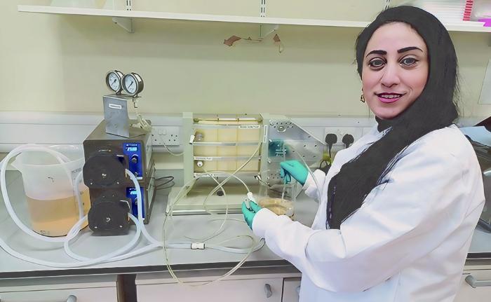 Soudabeh Ghalamara examines biorefinery processes in the labs at Teagasc Ashtown’s Food Research Centre