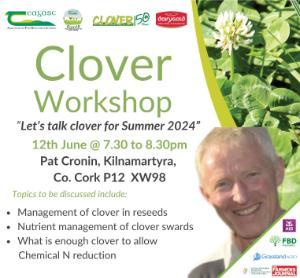 Teagasc Dairygold clover workshop - details in text