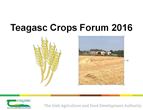 National Crops Forum 2016