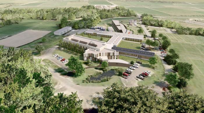 Impression of the new National Agricultural Sustainability Research and Innovation Centre