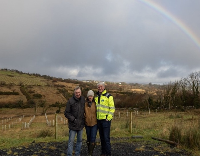 Lindsey Madden pictured in her agroforestry