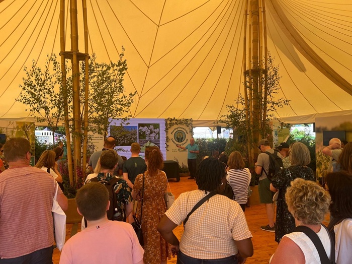 Paul Butler delivering a talk at Bloom 2024
