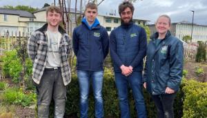 Flying the Teagasc flag at a landscaping competition in Switzerland