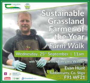 Young sustainable grassland farmer of the year to host farm walk