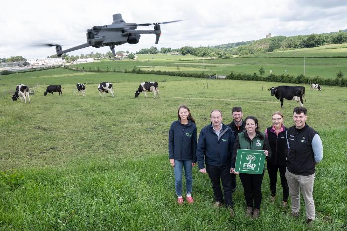 Pictured at the launch of the 'This is Dairying' photo competition are Sarah Walsh, Teagasc Research Officer; Professor Laurance Shalloo, Head of the Teagasc Animal Grassland Research and Innovation Programme; Neil Kennedy, Teagasc Walsh Scholar; Mary B. Dunphy, FBD Insurance; Sinéad Kearney, Teagasc Walsh Scholar; and Conor Hogan, Teagasc People in Dairy Programme Manager. Photo: O'Gorman Photogr