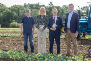 Mechanical weed control demonstration in field vegetables at Oak Park