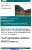 Assessing Rural Potential in the Western Balkans – 5223
