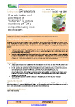 Characterisation and enrichment of “buttermilk” fat globule membrane (MFGM) composition using novel technologies – 5552