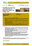 Feasibility of production and combustion of pellets from straw and energy crops – 5613