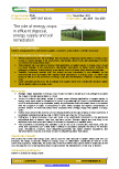 The role of energy crops in effluent disposal, energy supply and soil remediation – 5543
