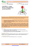 Anti-MRSA – phage therapy alternatives for controlling MRSA – 5601