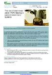 The role of total mixed ration (TMR) feeding in pasture-based dairy systems – 5673