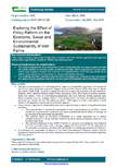 Exploring the Effect of Policy Reform on the Economic, Social and Environmental Sustainability of Irish Farms – 5625