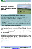 Strategies to increase dairy cow performance at pasture – 5664