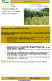 Weed control with herbicides in forage maize in Ireland – 5618