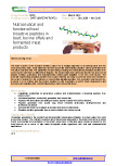 Nutraceutical and functional food bioactive peptides in beef, bovine offals and fermented meat products – 5636
