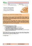 Product reformulation and in vitro testing of low glycaemic breads – 5714