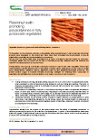 Retaining health promoting polyacetylenes in fully processed vegetables – 5711
