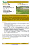 Monitoring the environmental impacts of the REPS scheme – 5757