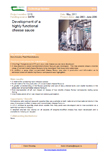 Development of a highly functional cheese sauce – 5115