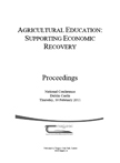 Agricultural Education: Supporting Economic Recovery