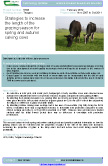 Strategies to increase the length of the grazing season for spring and autumn calving cows – 5798