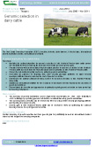 Genomic selection in dairy cattle – 5883