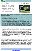 Effects of grass silage and maize silage feed value, and concentrate feed level on ewe and lamb performance – 5657