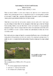 Synchrosing Ewes for Early Lamb Production