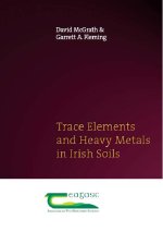 Trace Elements and Heavy Metals in Irish Soils