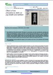 Effect of low phosphorus diets on pig health and welfare – 5603
