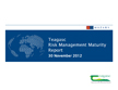 Mazars Risk Management Maturity Report