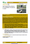 Agri-engineering solutions for remediation of nutrients in water – 5814