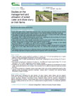 Studies on the management and utilisation of soiled water and dilute slurry on Irish farms – 5796