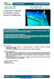 Using laser scanning to estimate carbon locked in hedgerows – 6155