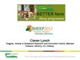 Sheep 2012 – BETTER Farm Sheep Programme