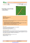 Properties of nano-fibrillar whey proteins – 5607