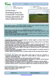 GreenGrass – developing grass for sustainable renewable energy generation and value-added products – 5770