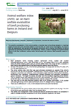 Animal welfare index (AWI): an on-farm welfare evaluation of beef producing farms in Ireland and Belgium – 6153
